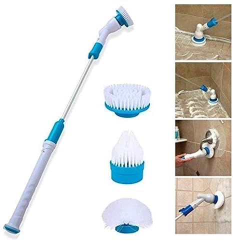 3-in-1 electric spin scrubber with interchangeable brush heads