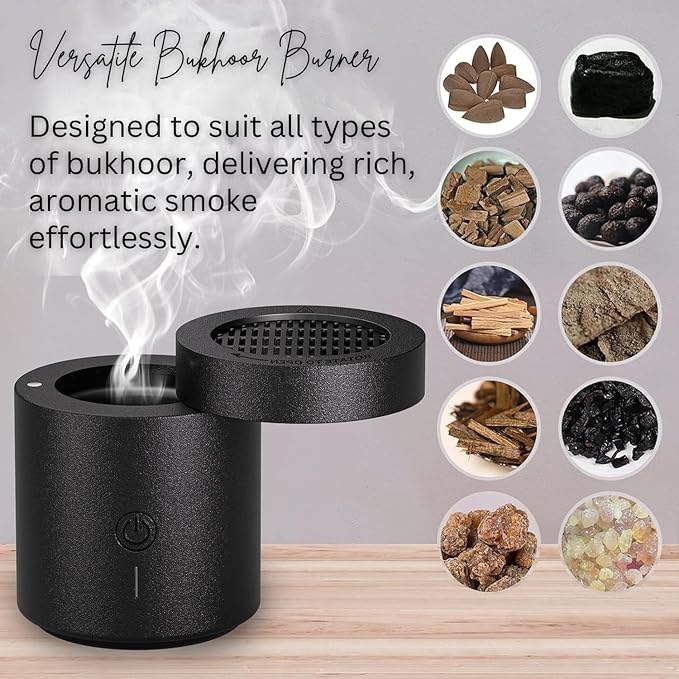 Electric incense bakhoor burner BK-108 — colour varies