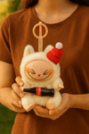 Labubu Soft Plush Keychain Holiday Doll